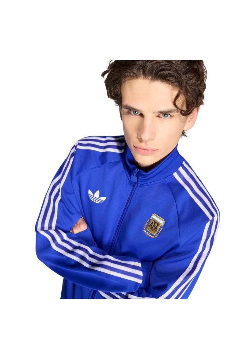 Men's adidas Blue Argentina National Team Originals Full-Zip Track Jacket, Alternate, color, Blue