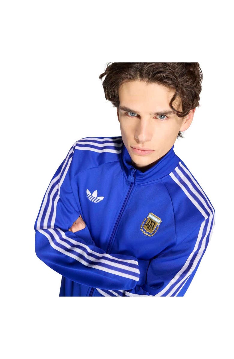 adidas Men's adidas Blue Argentina National Team Originals Full-Zip Track Jacket, Alternate, color, Blue