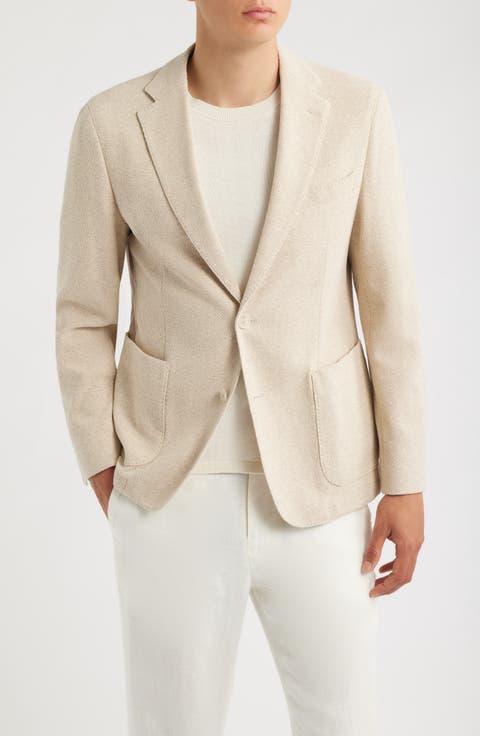 Hanry Slim Fit Knit Cotton Blend Sport Coat