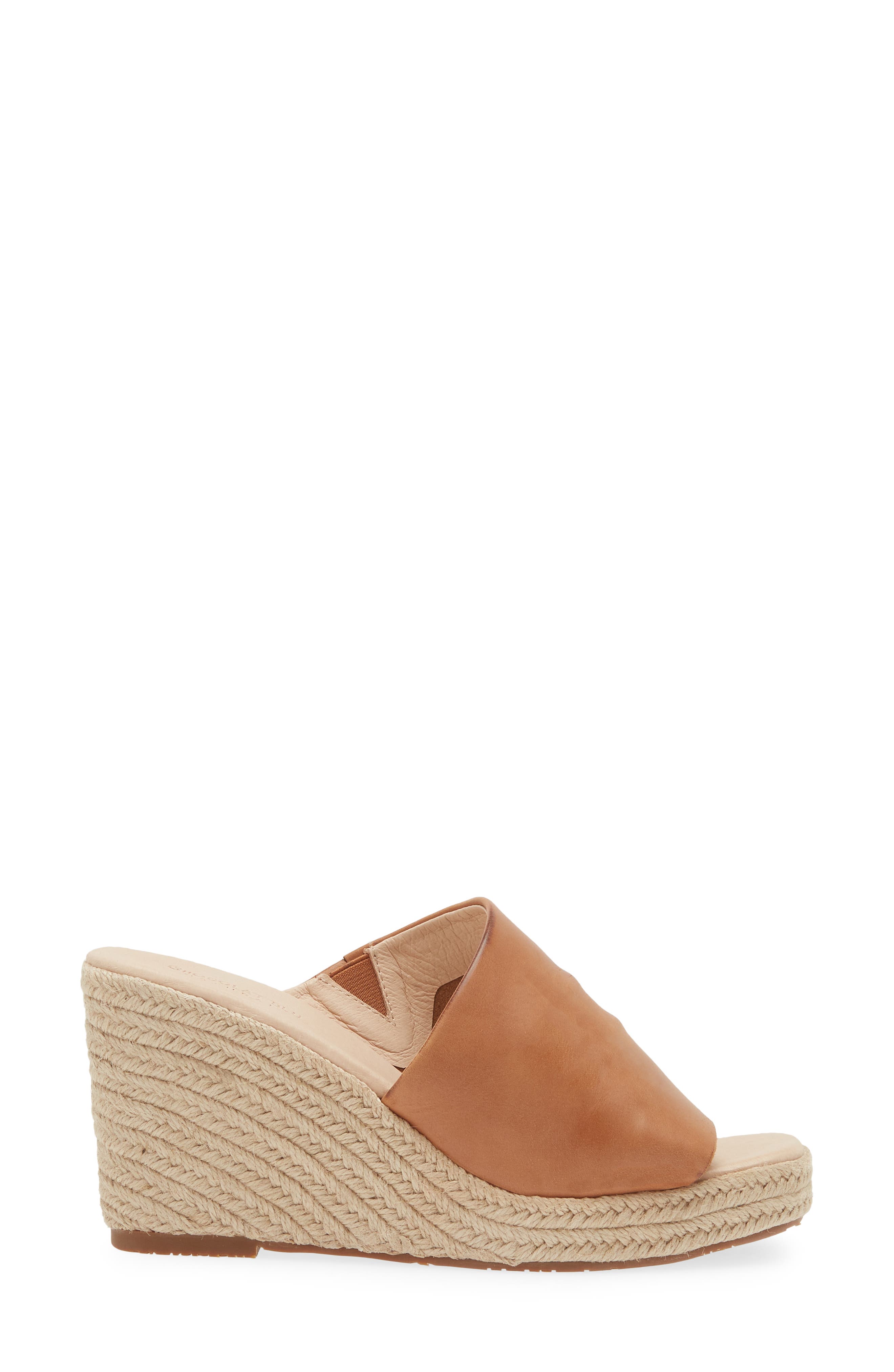 Chocolat Blu Ian Espadrille Platform Wedge Slide Sandal, Alternate, color, 