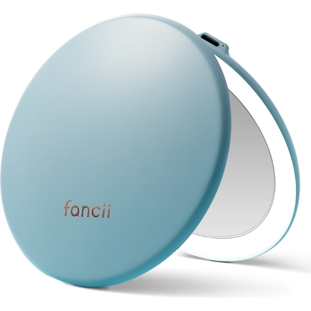 Fancii Taylor Led Compact Mirror In Blue