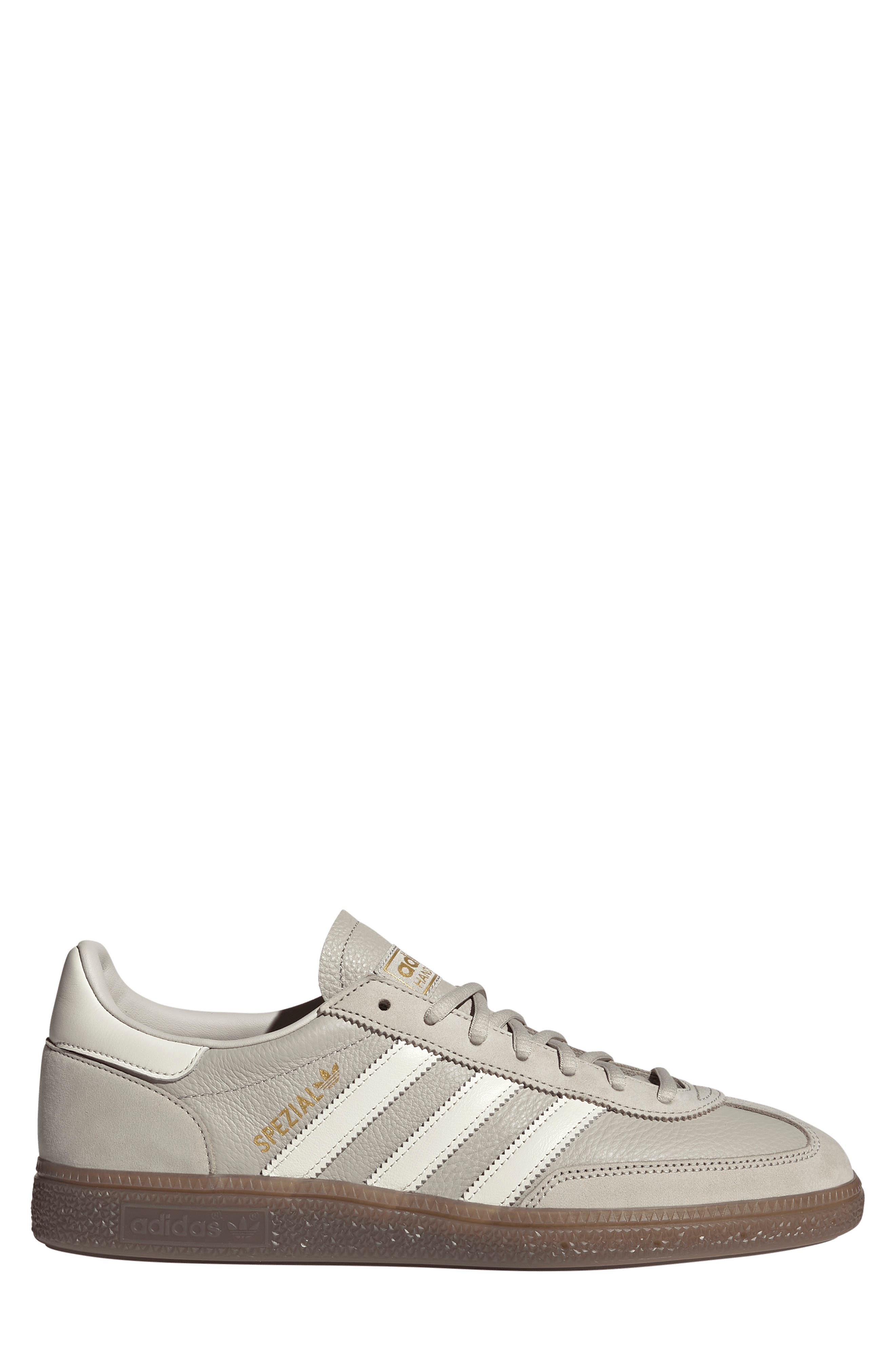 Gender Inclusive Handball Spezial Sneaker, Alternate, color, ALUMINA/ OFF WHITE/ GUM