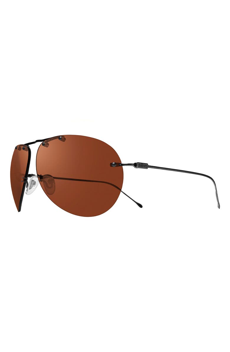 Revo Air 2 63mm Aviator Sunglasses, Alternate, color, 