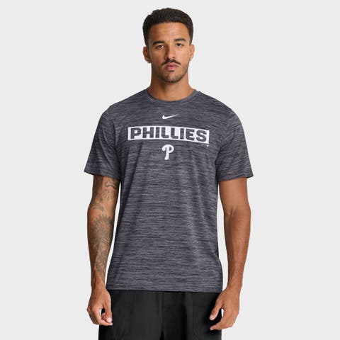 Men's Nike Black Philadelphia Phillies Velocity Dri-FIT T-Shirt
