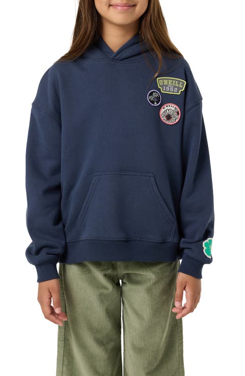 Kids' Patches Oversized Hoodie