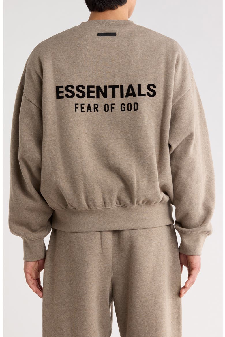 Classic Fit Fleece Crewneck Sweatshirt, Main, color, HOMESTEAD HEATHER