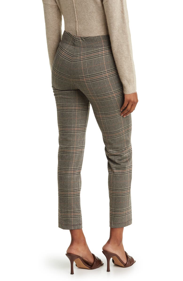 MAX STUDIO Plaid Double Knit Pants, Alternate, color, 
