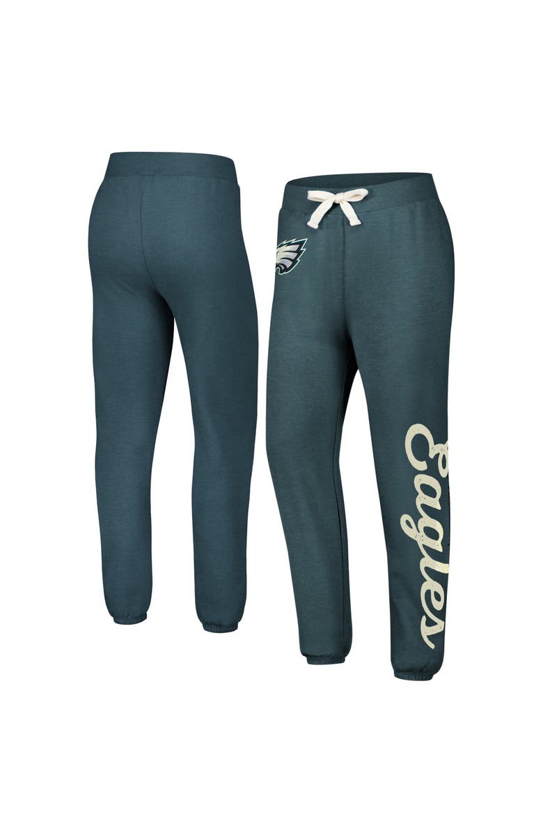G-III 4HER BY CARL BANKS Women's G-III 4Her by Carl Banks Midnight Green Philadelphia Eagles Scrimmage Fleece Pants, Main, color, 