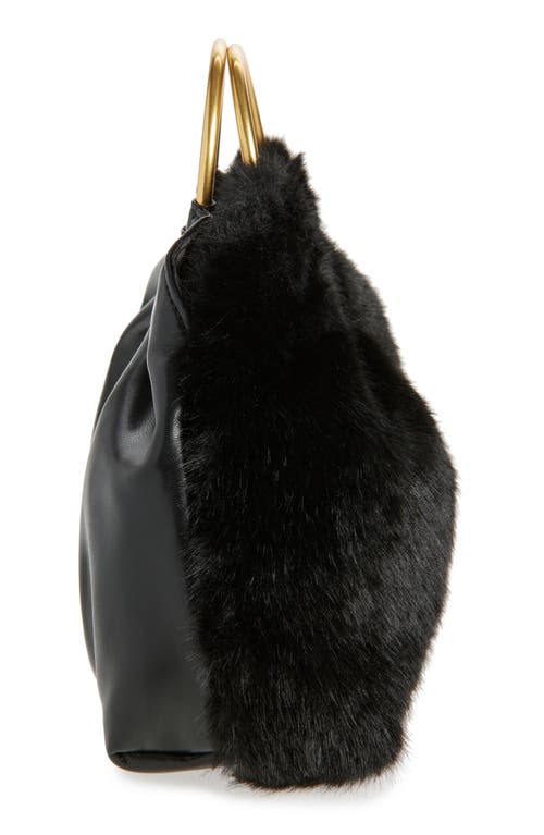Rebecca Minkoff Mini Madeleine Top Handle Bag In Black