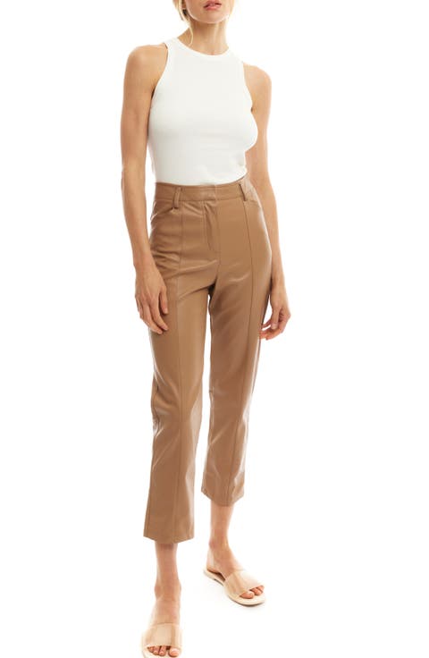 Jen Faux Leather Trousers