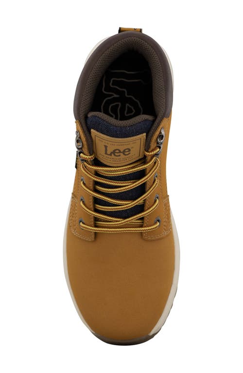 Lee Riker Lace-up Boot In Brown
