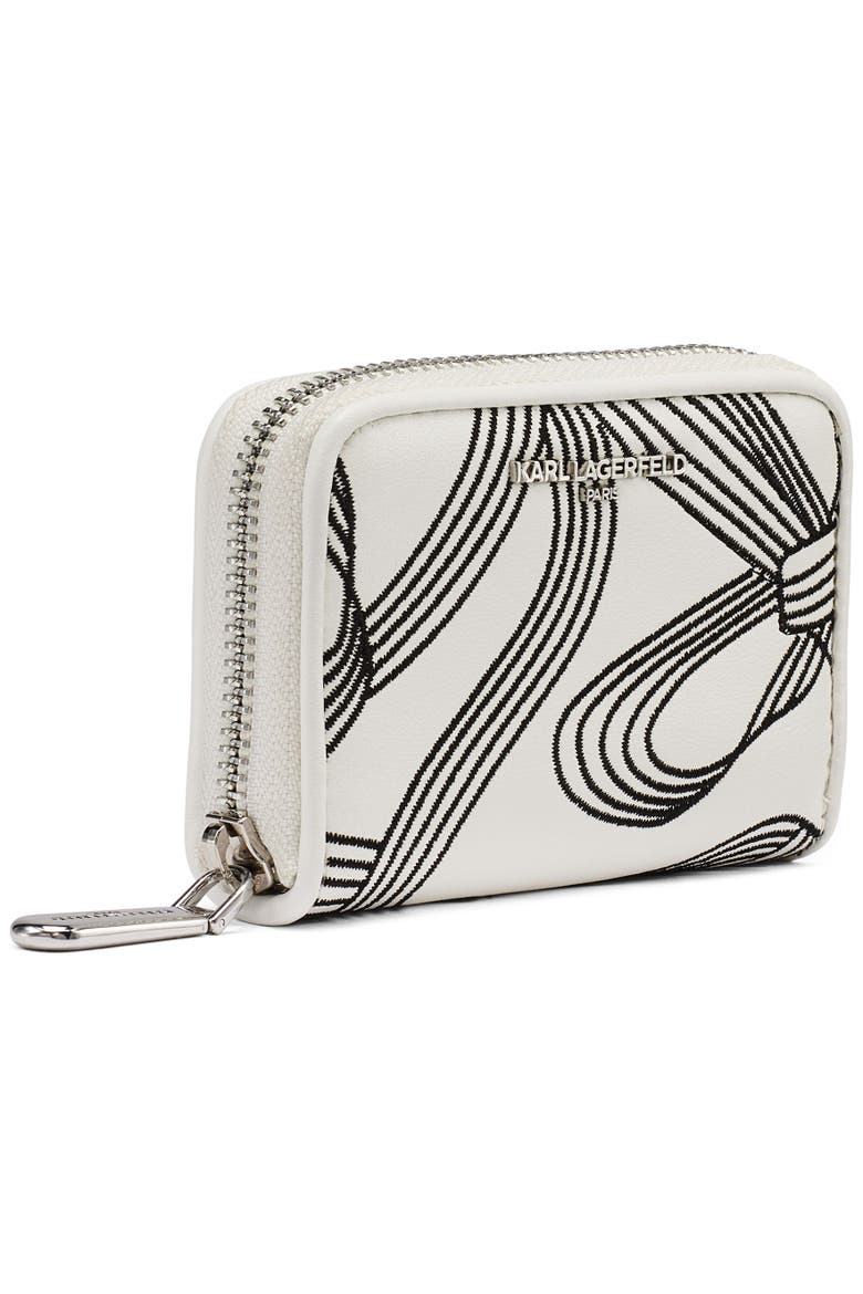 Maybelle Wallet, Alternate, color, White/Black Print