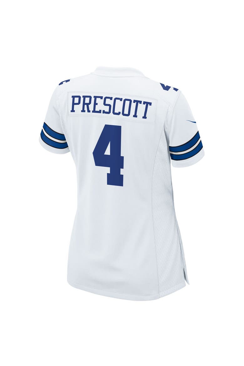 Women's Nike Dak Prescott White Dallas Cowboys Team Game Jersey, Alternate, color, White