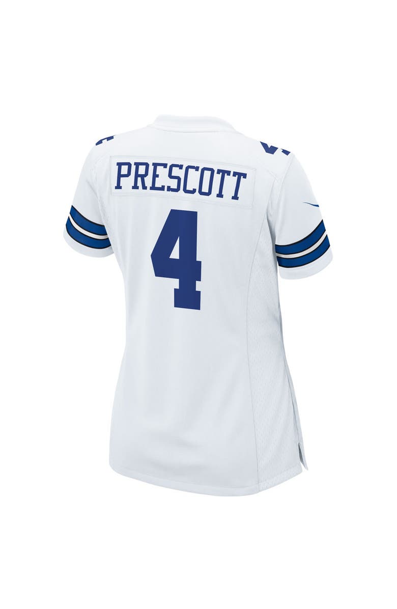 Nike Women's Nike Dak Prescott White Dallas Cowboys Team Game Jersey, Alternate, color, White