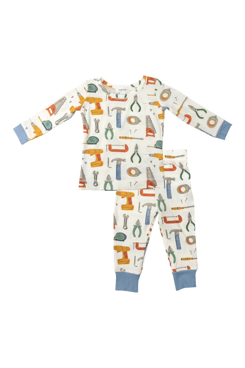 Kids' Tools Fitted Two-Piece Pajamas, Main, color, MULTI