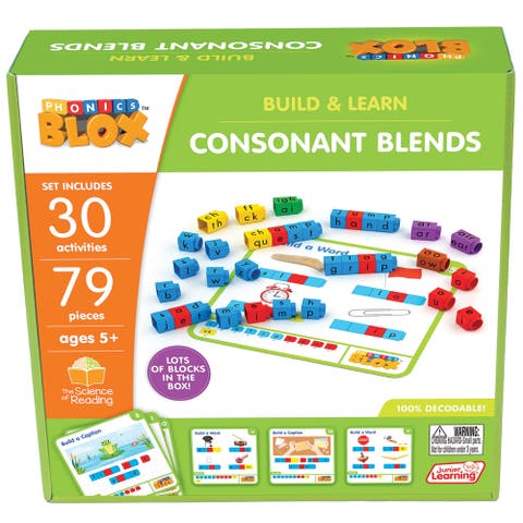 Rainbow Phonics Blox Consonant Blends 5+