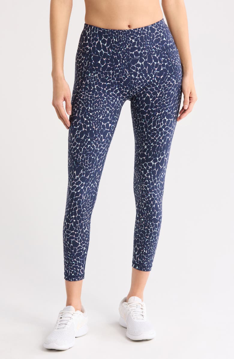 Sweaty Betty Power Workout 7/8 Leggings, Main, color, Blue Miner