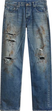 Rick Owens DRKSHDW Kurdt Destroyed Jeans