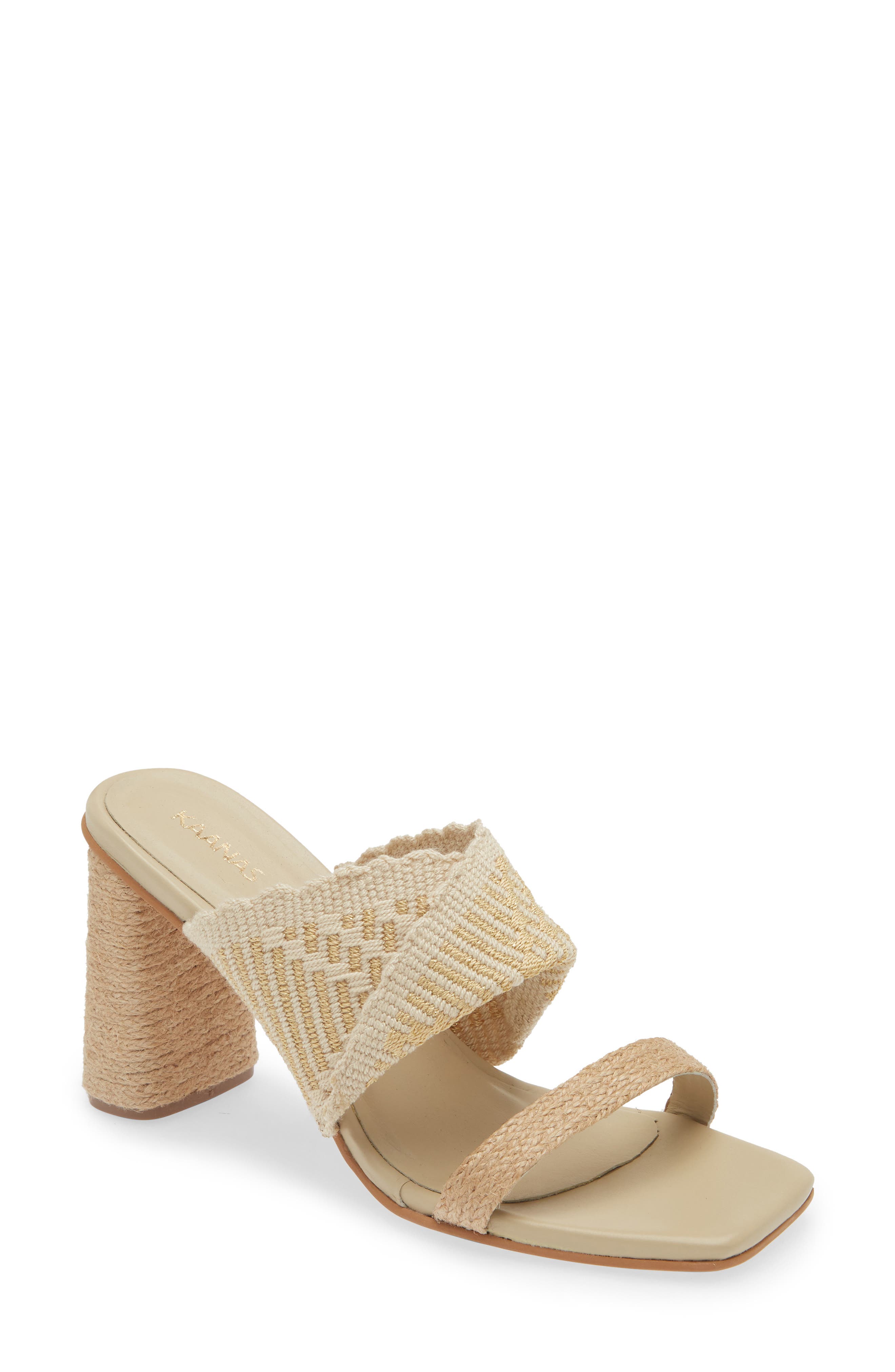 Kaanas Rai Square Toe Sandal, Main, color, 