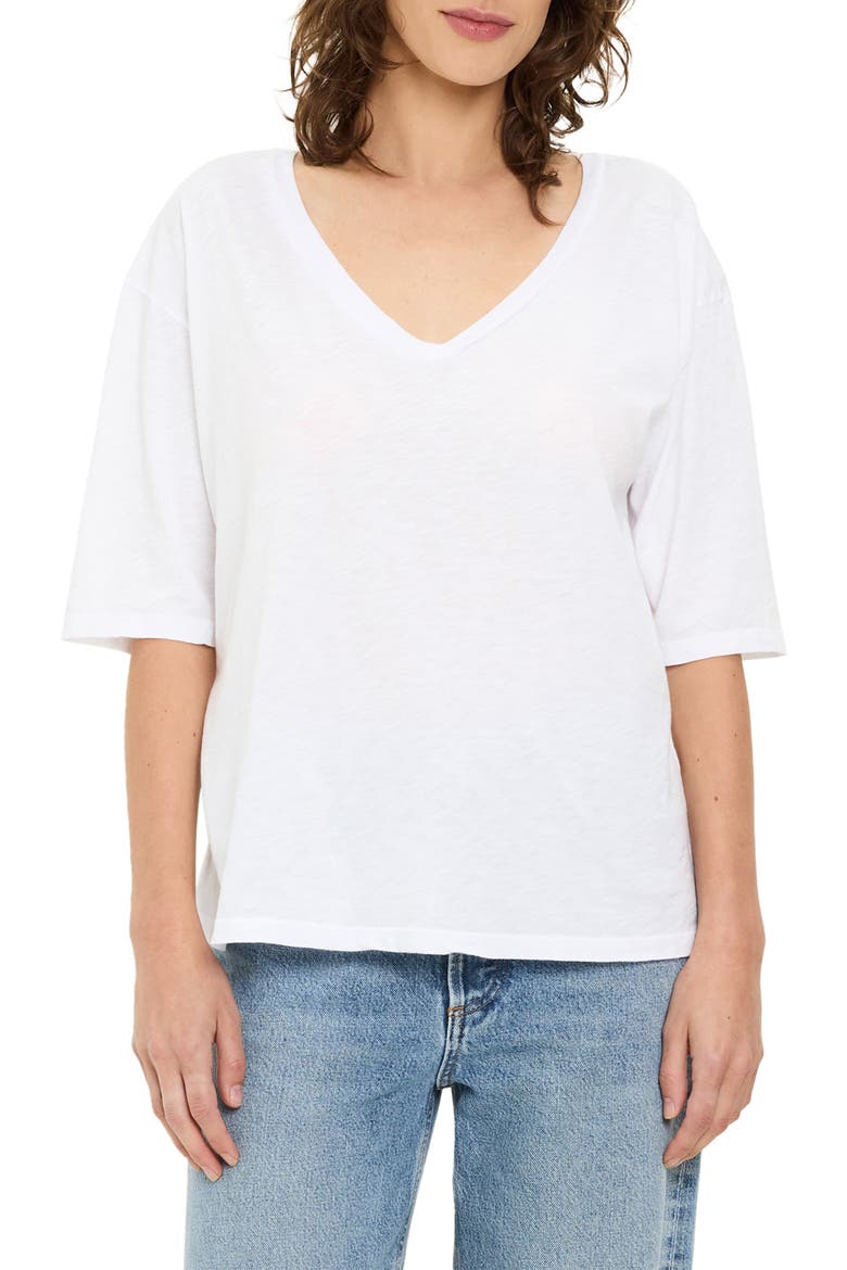 Liam V-Neck T-Shirt, Alternate, color, WHITE