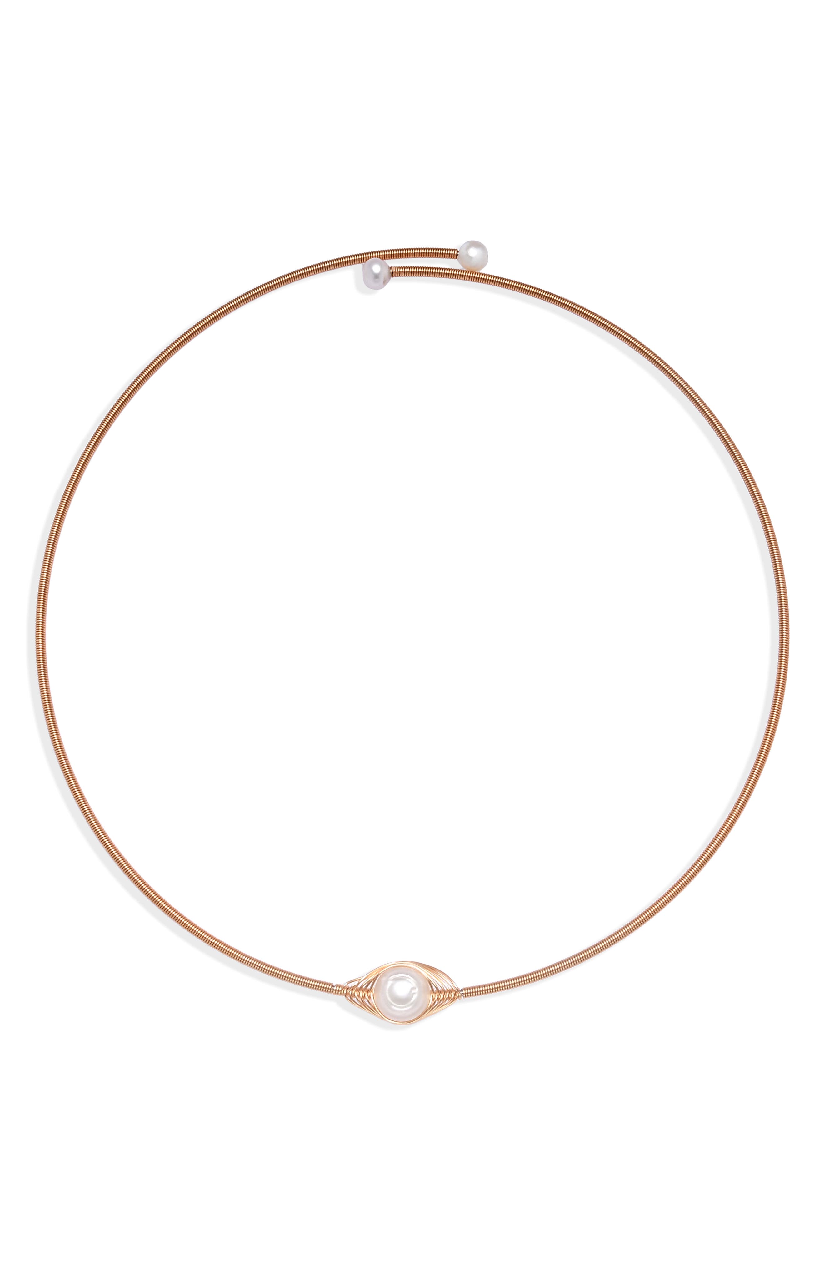 Rowan Freshwater Pearl Choker Necklace