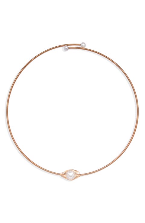 Rowan Freshwater Pearl Choker Necklace