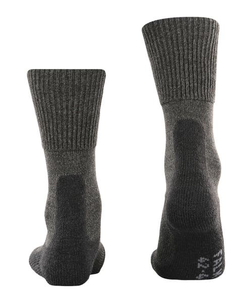Falke Tk1 Adventure Wool Hiking Socks In Gray