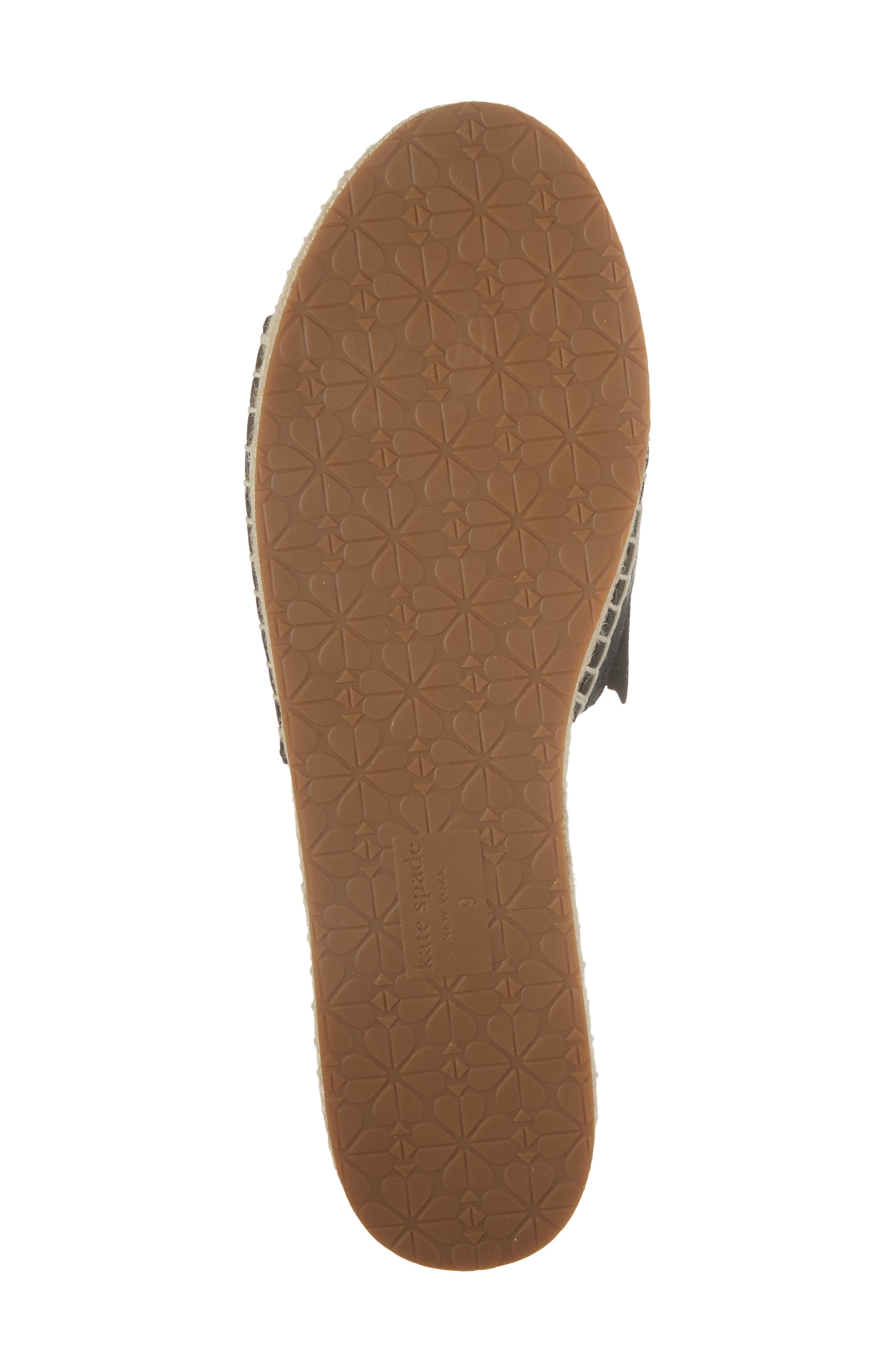 Kate Spade New York gabriela espadrille slide sandal, Alternate, color, Black