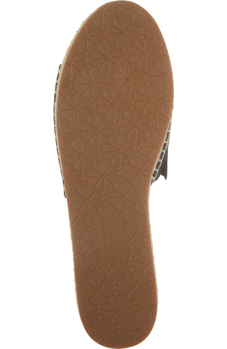 Kate Spade New York gabriela espadrille slide sandal, Alternate, color, Black