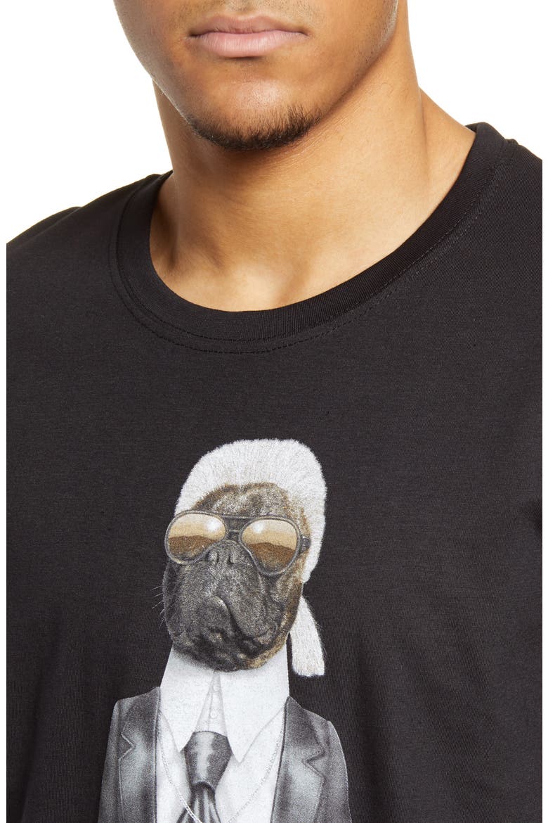 x Pets Rock Carl Graphic Tee, Alternate, color, BLACK