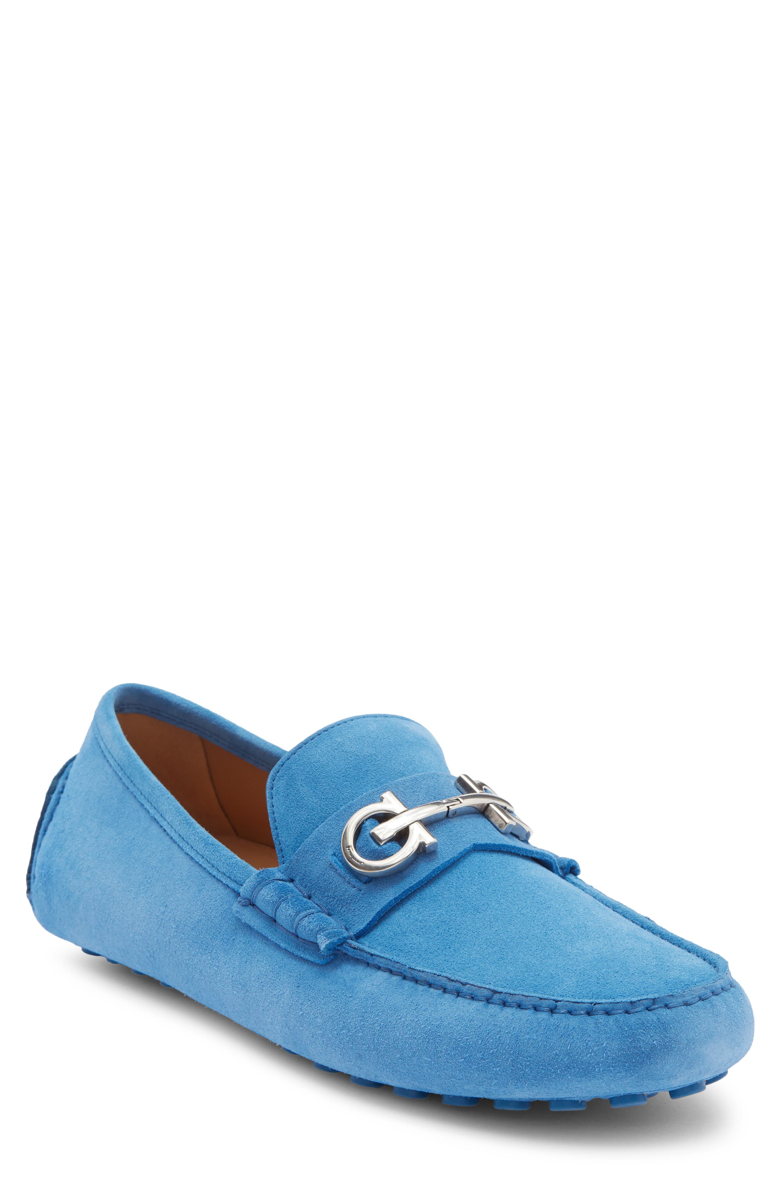 FERRAGAMO Double Gancio Bit Driving Loafer