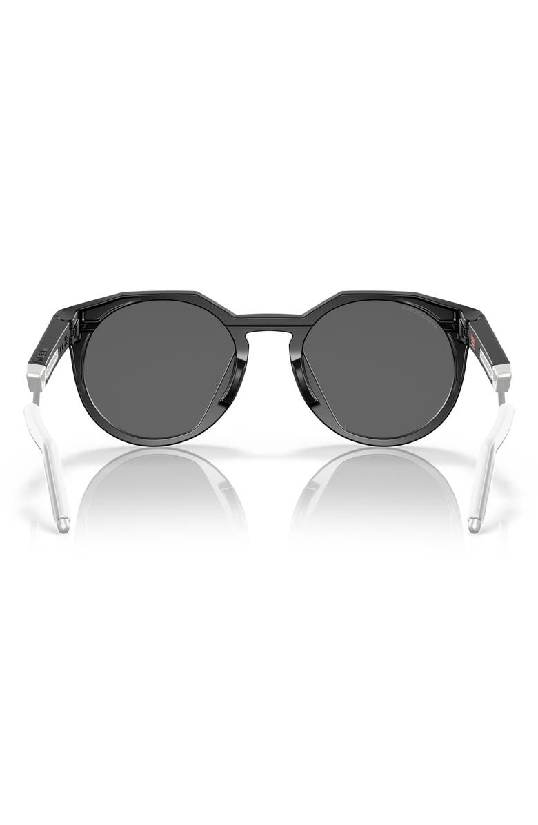 Oakley HSTN 52mm Prizm<sup>™</sup> Round Sunglasses, Alternate, color, Matte Black