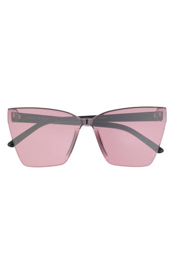 Diff Billie Xl 54mm Square Sunglasses In Black