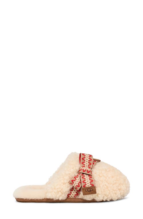 Ugg(r) Maxi Curly Genuine Shearling Scuff Slipper In Neutral
