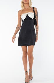 Princess Polly Kesy Bow Strapless Minidress