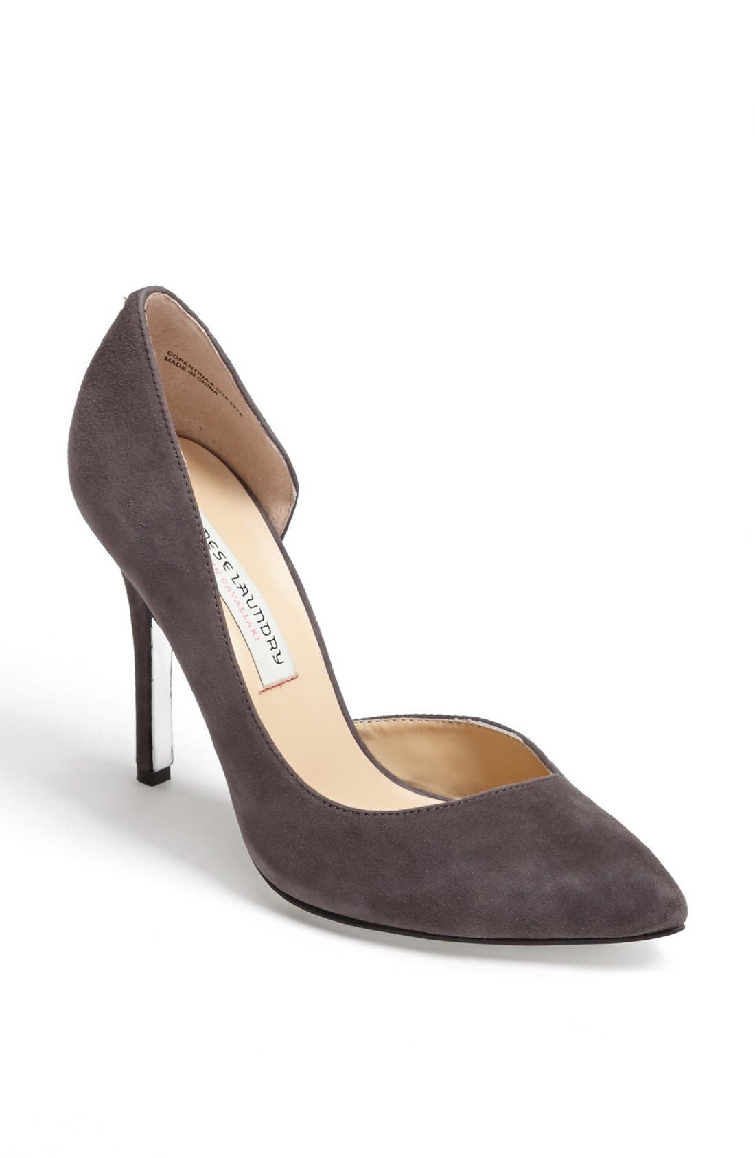 'Copertina' Pump, Main, color, GREY