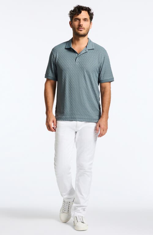 Shop Robert Graham Elias Basket Weave Knit Polo In Charcoal