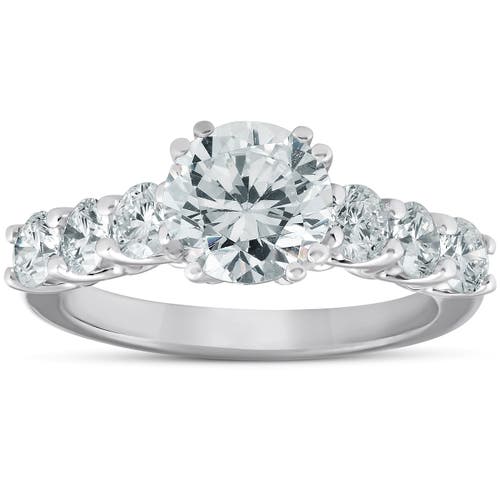 Bliss Diamond 2 Ct Diamond Engagement Ring 14k Gold Lab Grown In 14k White Gold