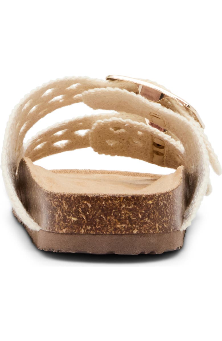 Madden Girl <p>Bodie Crochet Slide Sandal (Women) </p>, Alternate, color, Light Natural