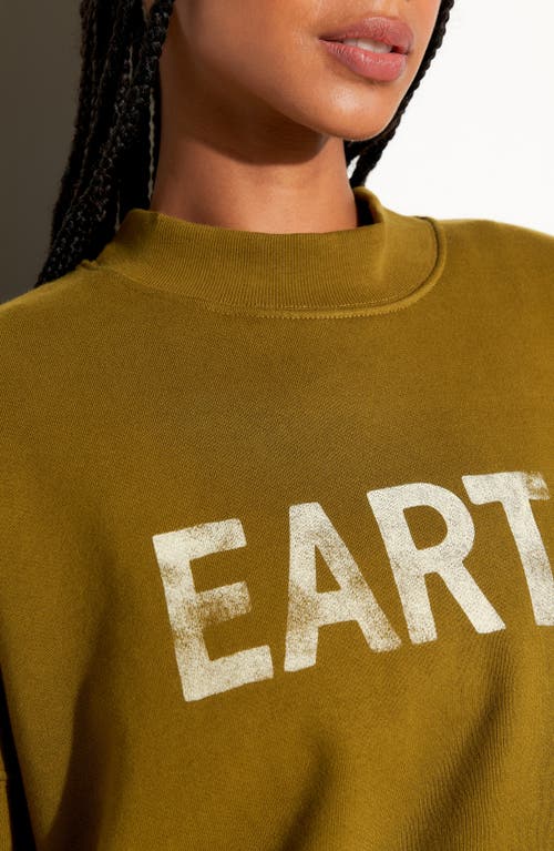 Spiritual Gangster Earth Palisades Cotton Fleece Graphic Sweatshirt In Verve