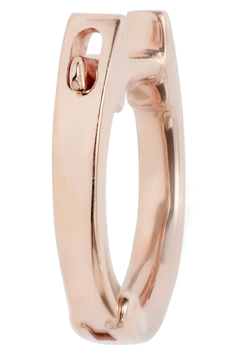 Mini Diamond Hoop Earrings, Alternate, color, ROSE GOLD