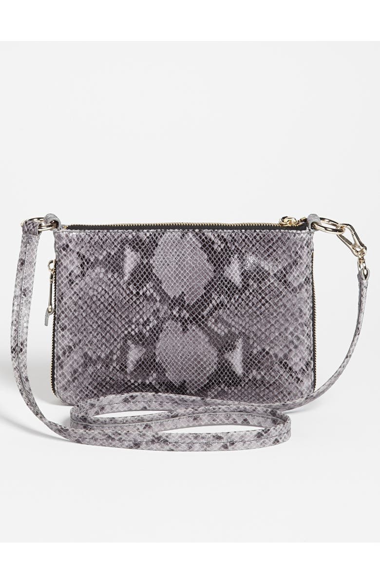Cole Haan 'Village Sheila' Crossbody Bag, Small, Alternate, color, Opal Grey Snake