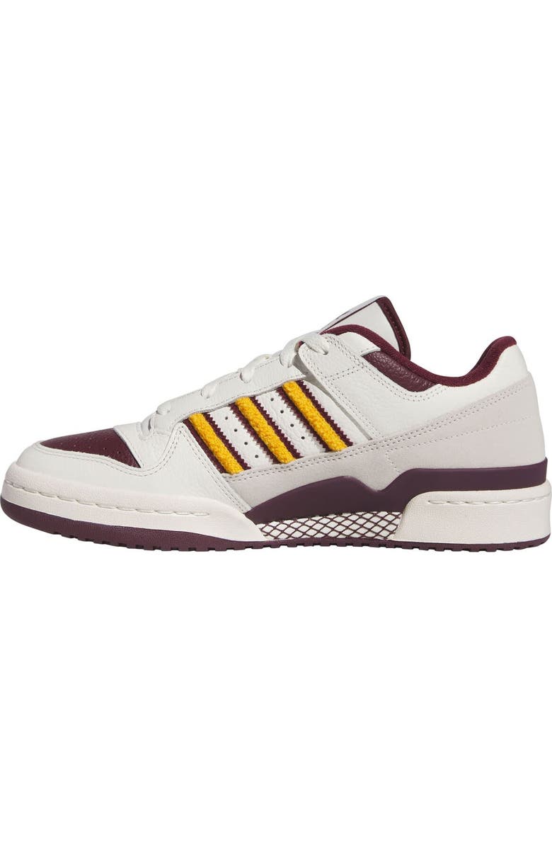 adidas Unisex adidas White Arizona State Sun Devils Forum Low Basketball Shoes, Alternate, color,