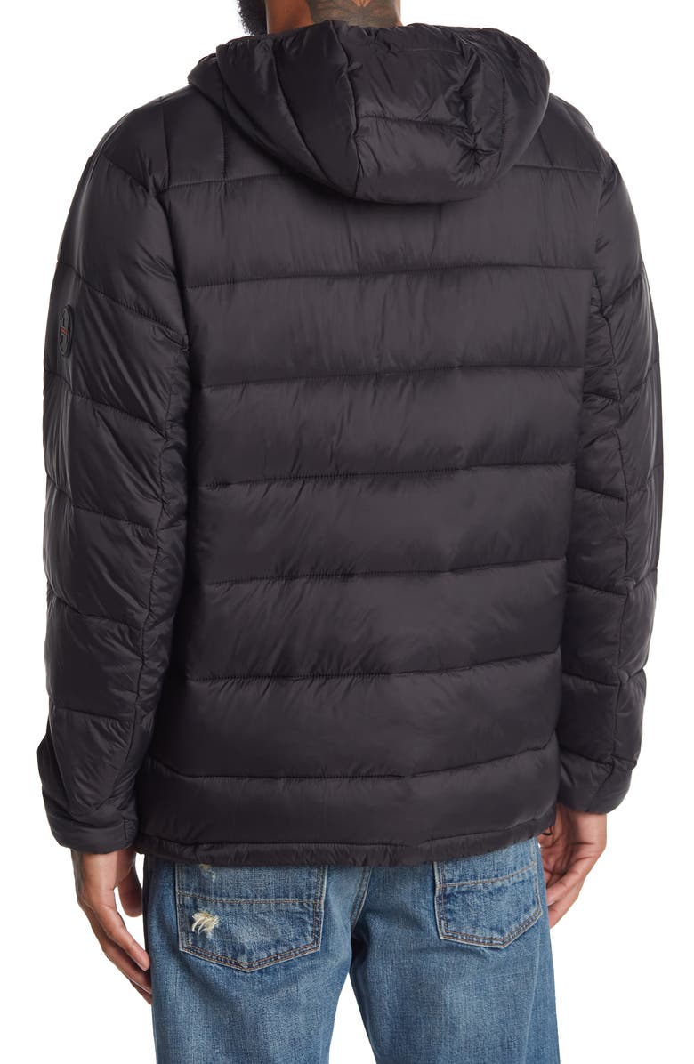 HAWKE & CO HAWKE AND CO Chevron Print Hooded Jacket, Alternate, color,