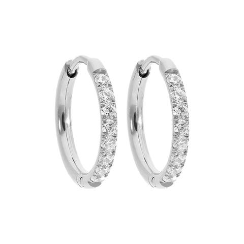 Eternity Hoop Earring