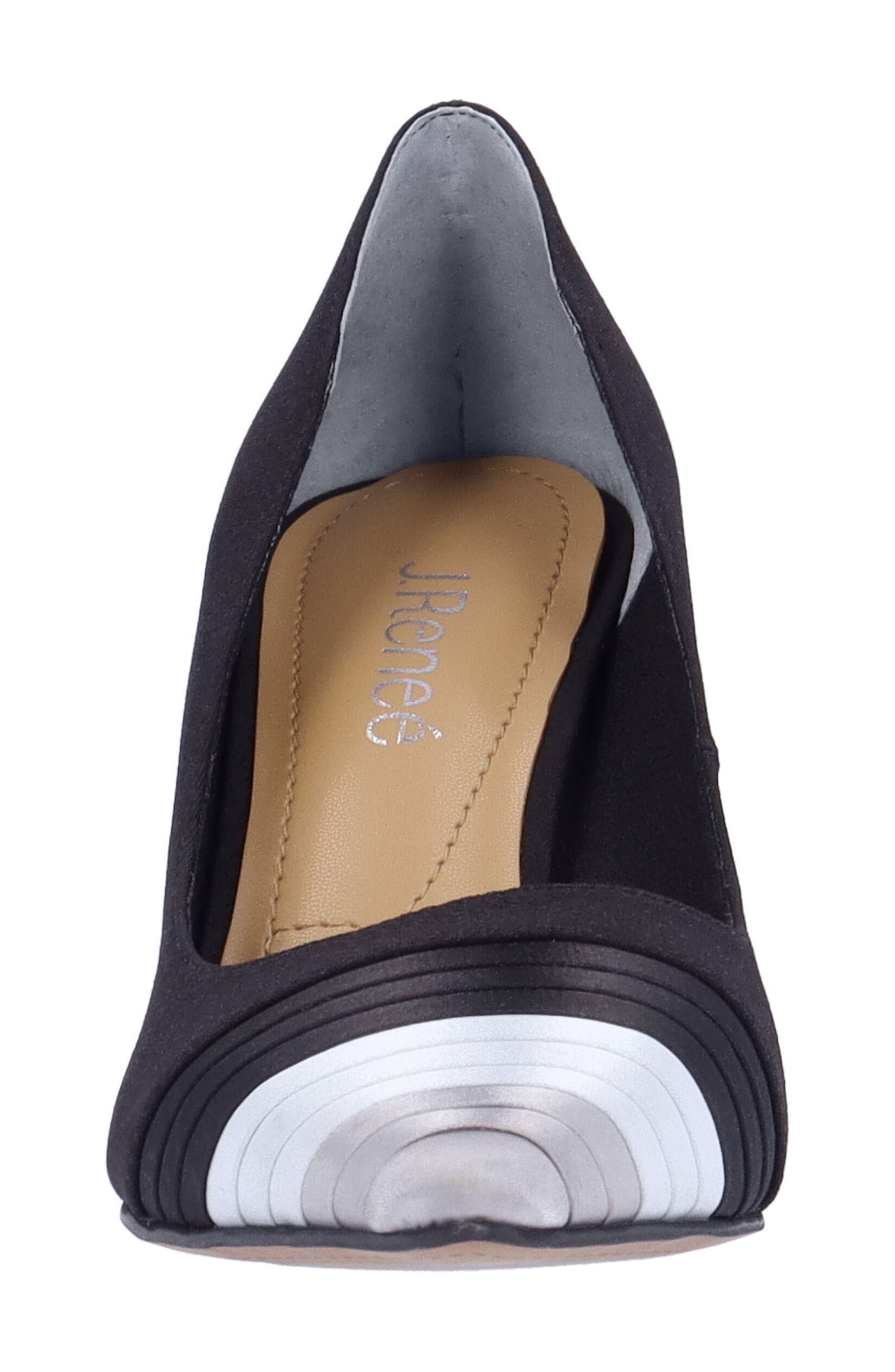 J. Reneé Garbina Pointed Toe Pump, Alternate, color, Black