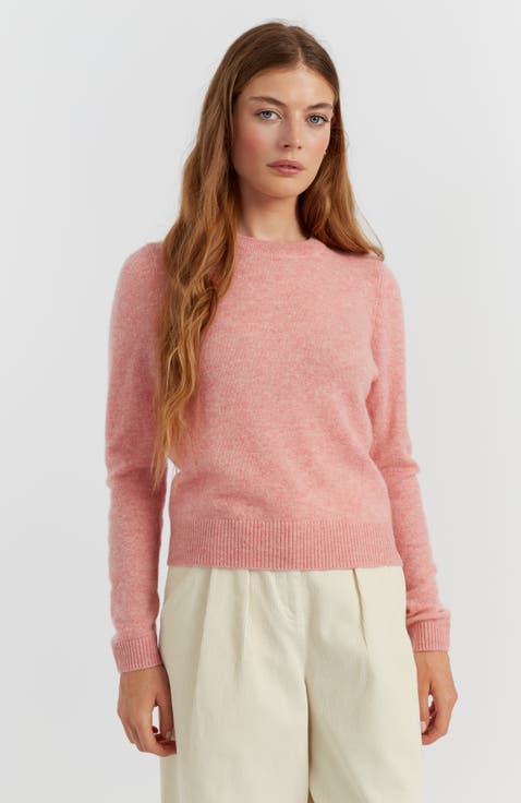 Cloud Cashmere Cropped Pullover