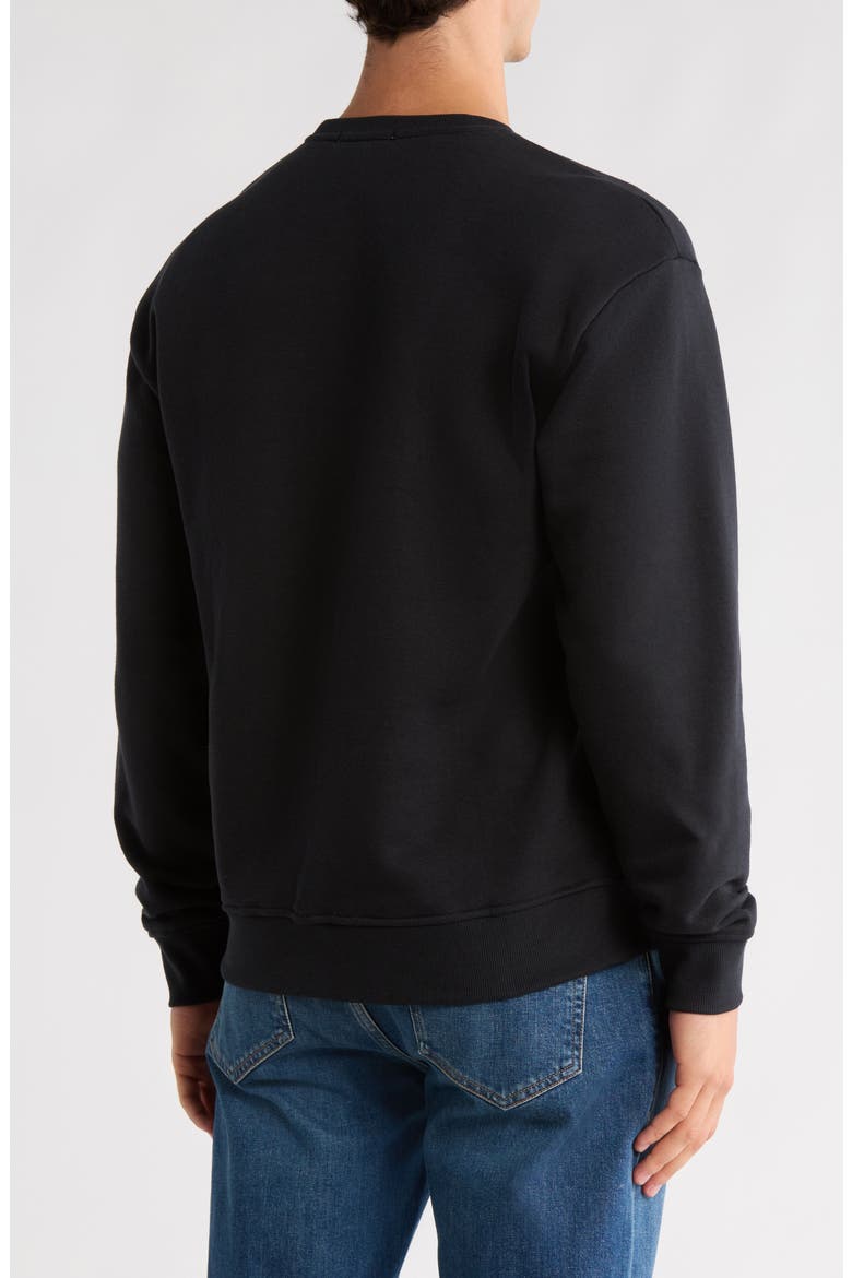Relaxed Fit Graphic Fleece Sweatshirt, Alternate, color, ANTHRACITE