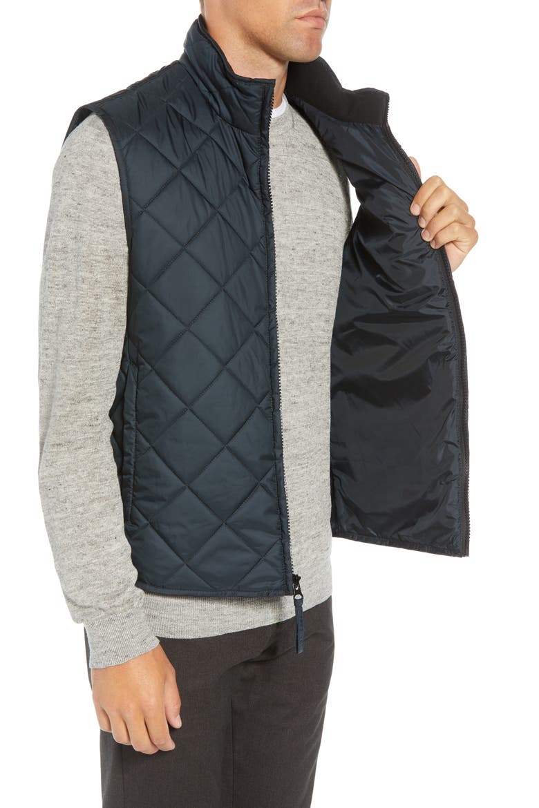 Chester Packable Quilted Vest, Alternate, color, BLACK