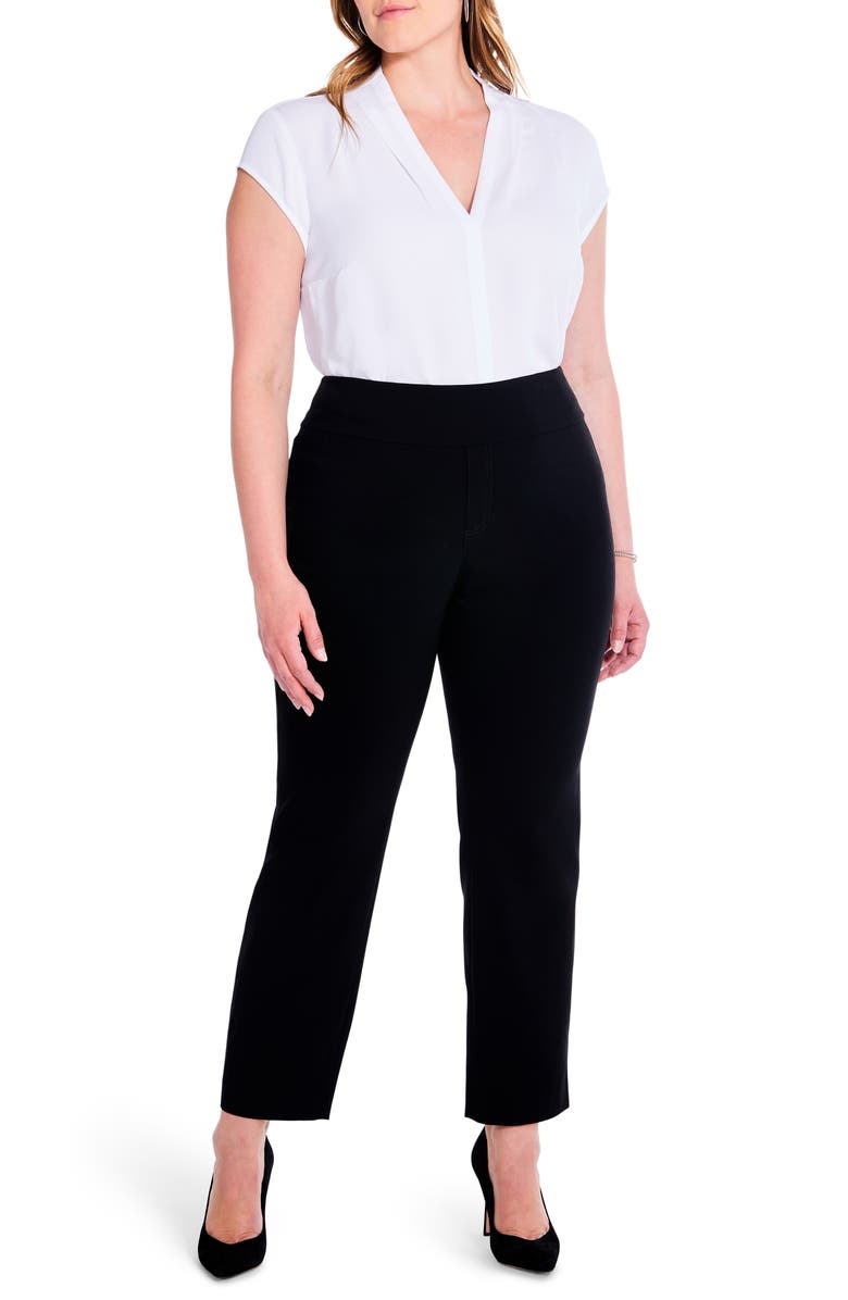 NIC+ZOE Wonderstretch Pocket Pants, Alternate, color, Black Onyx